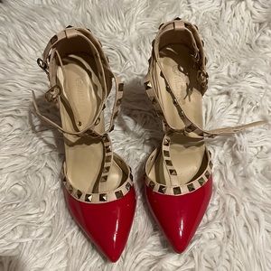 Red heels size 7.5